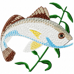 Fishes Embroidery Design 8 Fishes Embroidery Design 8